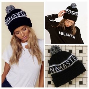Spiritual Gangster🖤 SOLD OUT Namaste beanie